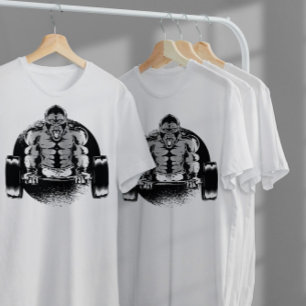 T-shirt Gorilla Dumbbell