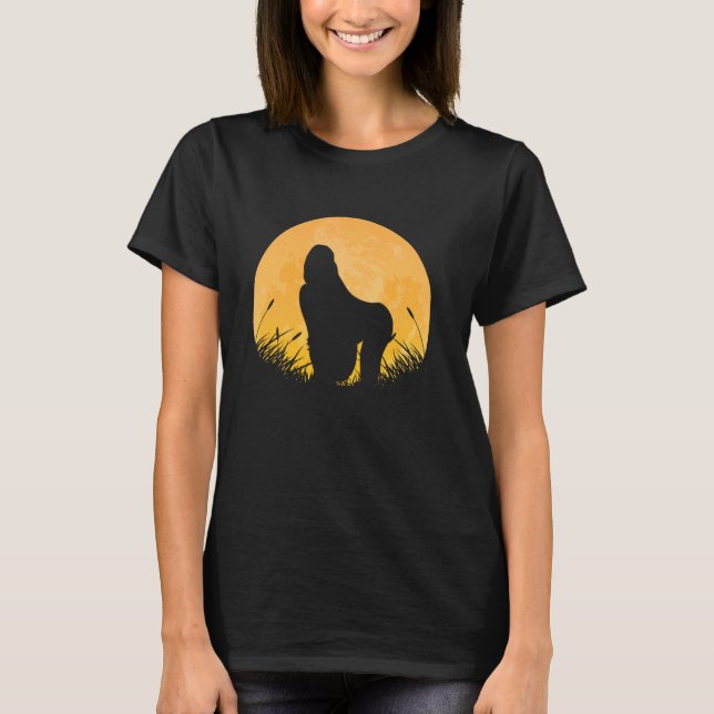 T-shirt Gorilla Easy Halloween tenue Ape Animal Moon Coût (Devant)