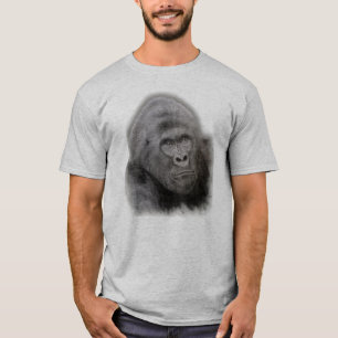 T-shirt Gorilla Face Motif