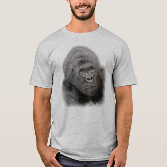 T-shirt Gorilla Face Motif (Devant)
