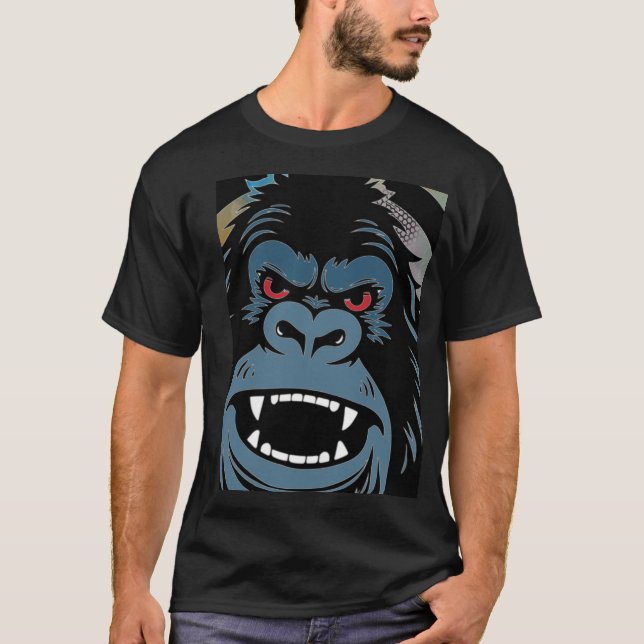 T-Shirt gorilla fromage gros (Devant)