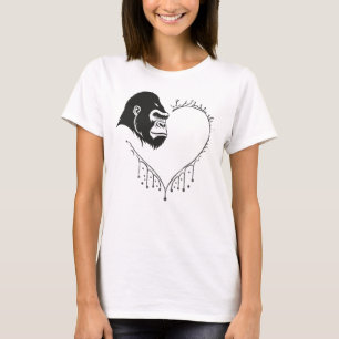 T-shirt Gorilla Heartbeat
