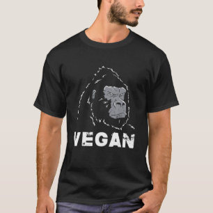 T-shirt Gorilla Herbivore Hommes Végans Exercice Oui Je Me