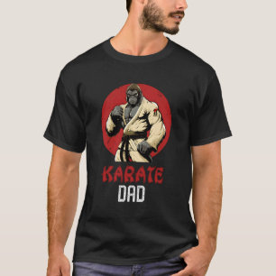 T-shirt Gorilla Karate Papa maman Super Papa