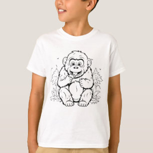 T-shirt Gorilla la couleur vous-même