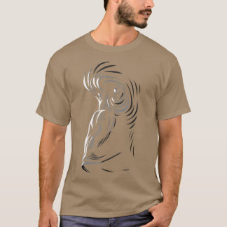 T-shirt Gorilla Lines monkey ape