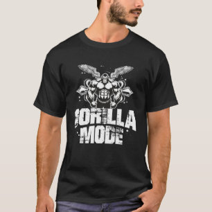 T-shirt Gorilla Mode Gym Entraînement Muscles Bête MIXED M