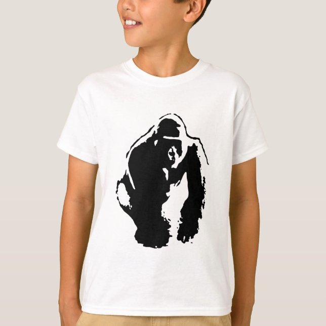 T-shirt Gorilla Pop Art (Devant)