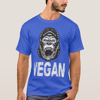 T-shirt Gorilla Vegan Végétarien Amour animal, Manger sain