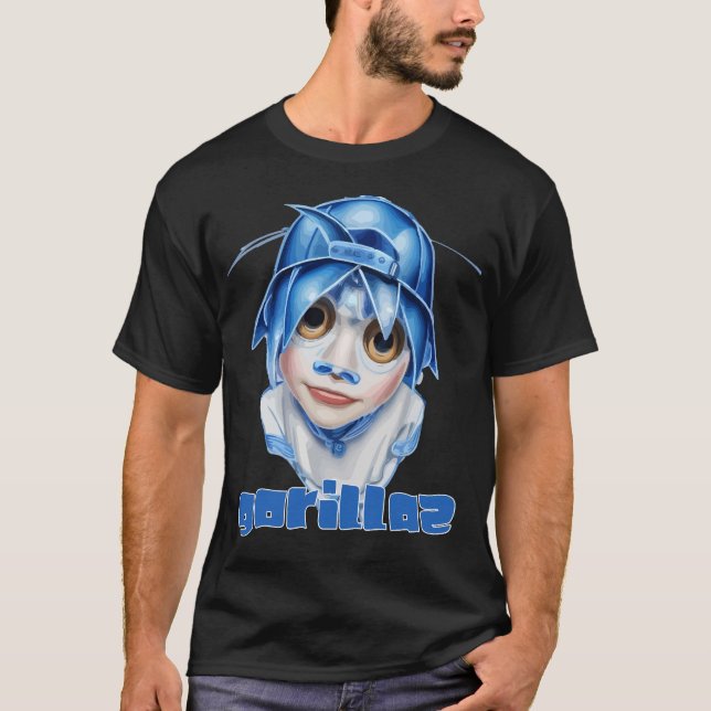 T-shirt Gorillaz Art 2D (Devant)