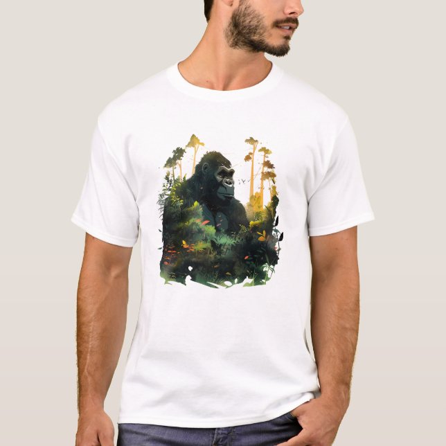 T-shirt gorille (Devant)
