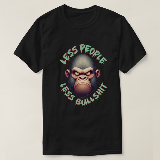 T-shirt gorille cool, cadeaux amusants (Design devant)