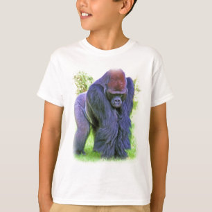 T-shirt Gorille de Silverback en huile
