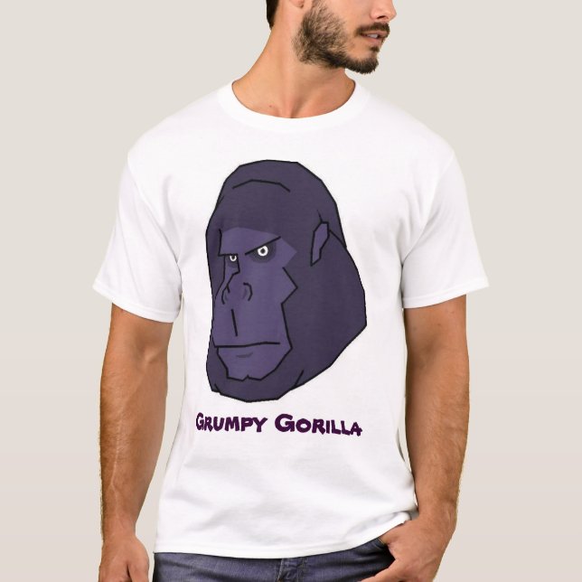 T-shirt Gorille grincheux (Devant)