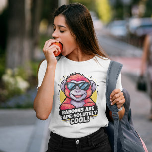 T-shirt Gorille Stylish : Les babouins sont absolument Coo
