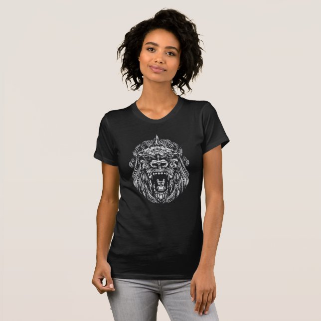 T-shirt Gorille tribal (Devant entier)
