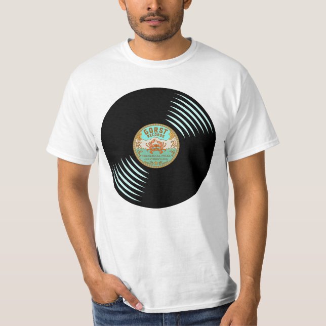 T-shirt Gorst Records Vinyl Record Tee - shirt (Devant)