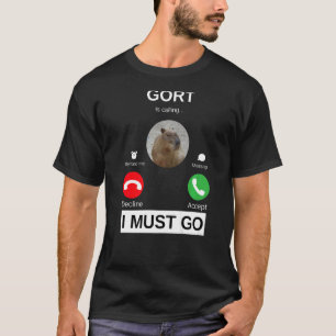 T-shirt Gort appelle Capybara appelle Pulls Up