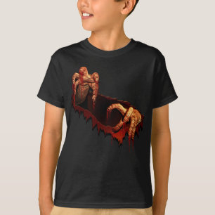 T-shirt Gory Zombie Tee - shirt Ringer Zombie