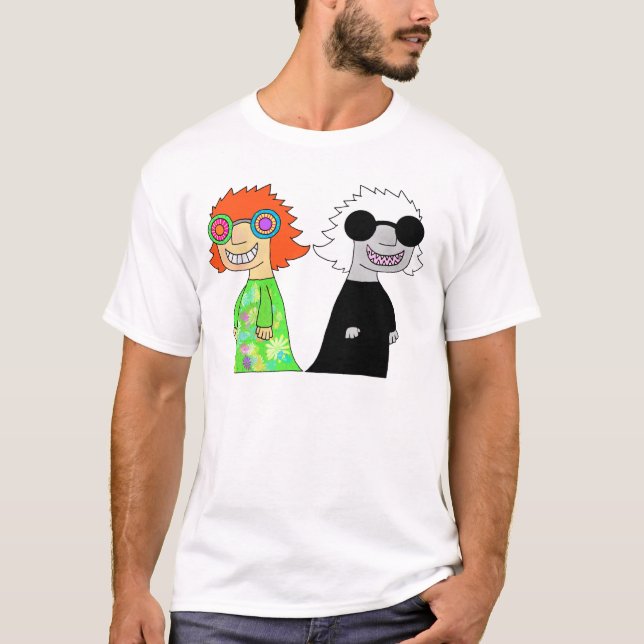 T-shirt Goschgigablocketh contre Goschgigablocklichlan (Devant)