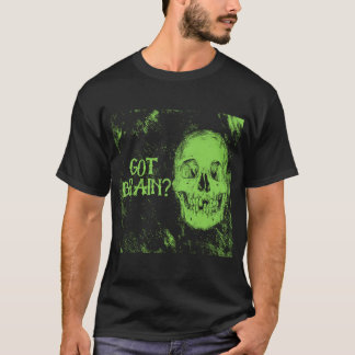 T-shirt Got Brain   Zombie Skeleton Skull Zombies Hallowee