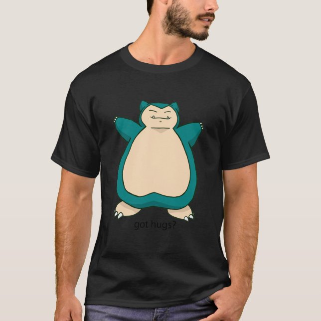 T-shirt Got Hugs Snorlax Classic (Devant)