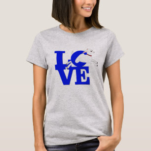 T-shirt GOT LOVER ROYAL BLUE Chèvre L O V E - Chèvre bla