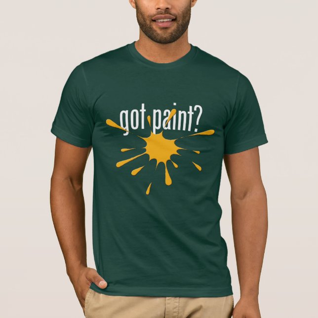 T-Shirt 'got paint? (Paintball)' (Devant)