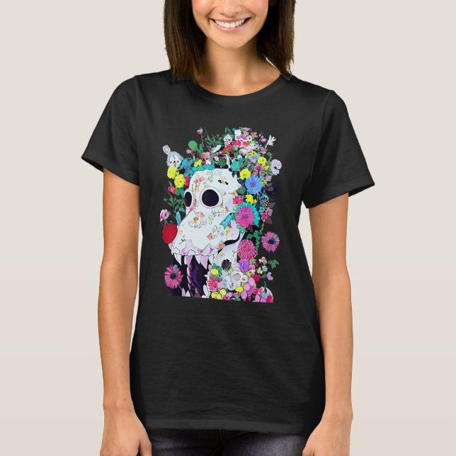 T-shirt Goth Cyberpunk mignon (Devant)