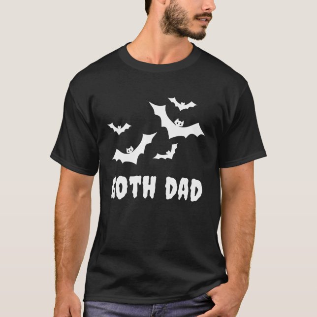 T-shirt Goth Dad  Gothic Spooky Bats Father s Day Hallowee (Devant)