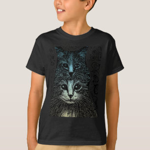 T-shirt Goth déplaisant Chat gothique Vintage