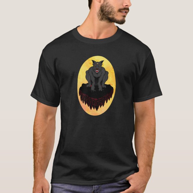 T-shirt Goth Devil Demon Vêtements esthétiques Soft Grunge (Devant)