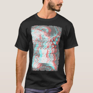 T-shirt Goth esthétique Vaporwave Glitch Satanisme Dark Ar