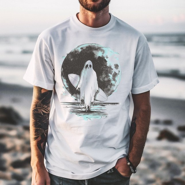 T-shirt Goth été Fantôme avec planche de surf (Créateur téléchargé)