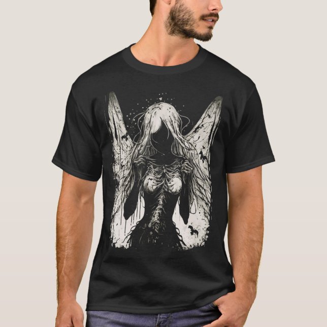 T-shirt Goth Fairy Witch Fairycore Horreur Occult Dark Aes (Devant)