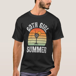 T-shirt Goth Girl été esthétique Soft Grunge Punk Pentag