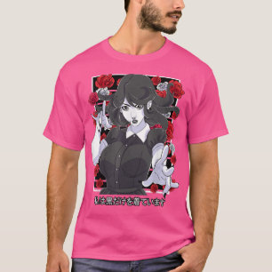 T-shirt Goth Girl Sorcière gothique Anime Aesthétique Horr