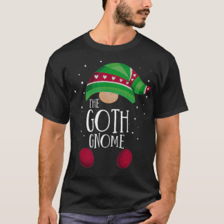 T-shirt Goth Gnome Family Correspondance Pyjamas Cadeau de