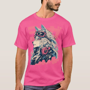 T-shirt Goth Grunge Demon Anime Furry Wolf Horreur Alt Aes