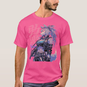 T-shirt Goth Grunge Demon Anime Furry Wolf Horreur Alt Aes