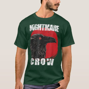 T-shirt Goth occulte corneille horreur cauchemars hallowee