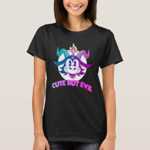 T-shirt Goth Pastel Baphomet Mignon Mais Méchant