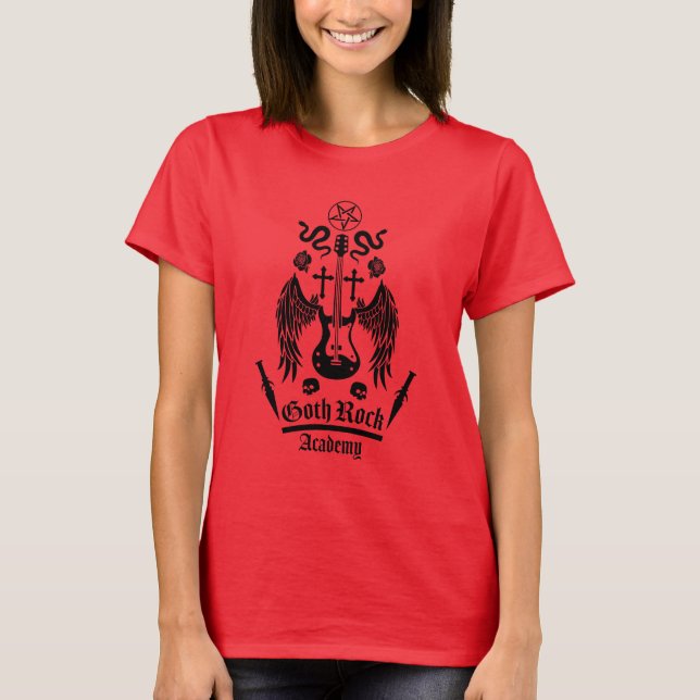 T-shirt Goth Post Punk Rock (Devant)