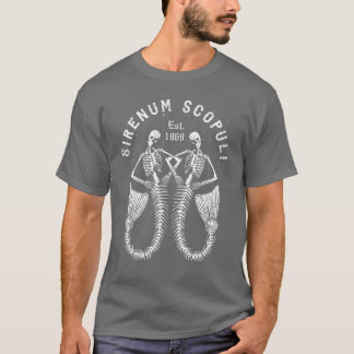 T-shirt Goth Punk Siren Sirène Sirène Squelette Sirenum Sc