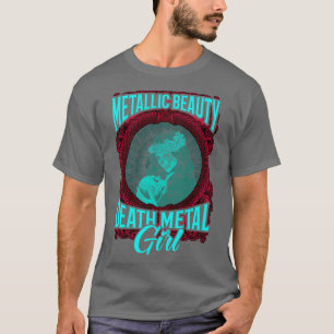 T-shirt Goth Rock Satan Girl Festivals Femme Death Metal 2