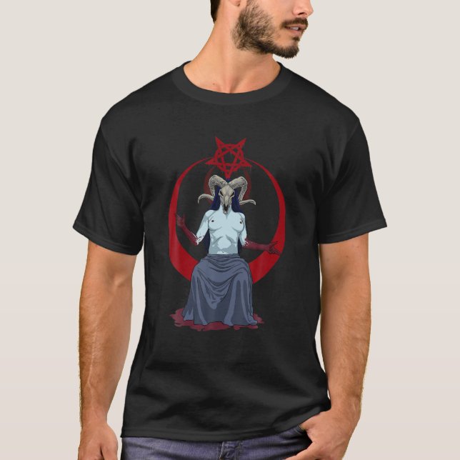 T-shirt Goth Satanic Pagan Wiccan (Devant)