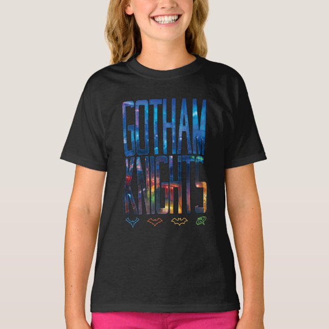 T-shirt Gotham Knights City Letters (Devant)