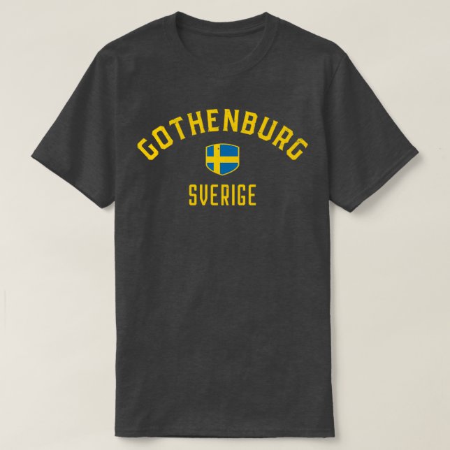 T-shirt Gothenburg Sverige Suède (Design devant)