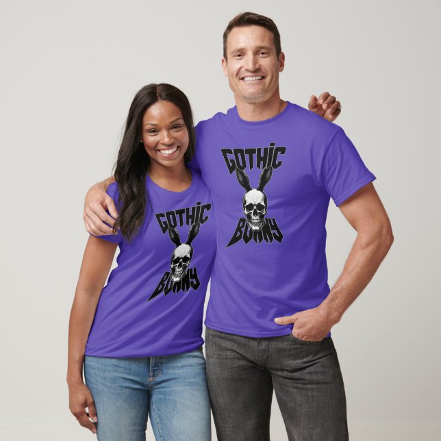 T-shirt Gothic Bunny – Dark Easter Art - camiseta (Unisexe)