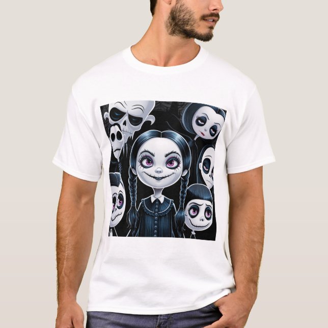 T-shirt Gothic Family Portrait (Devant)